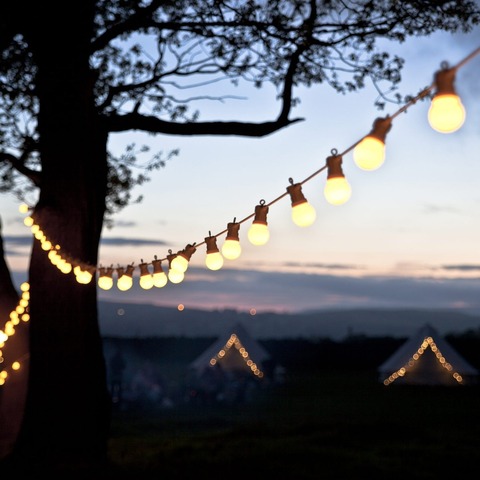 23M 25 LED Festoon Lights Bulb String Fairy Lights Connectable White Cable Outdoor Wateproof Christmas Wedding party decoration ► Photo 1/6