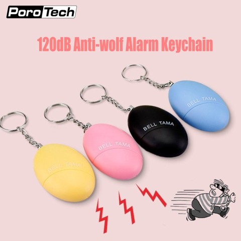 Bell Tama Mini Key chain Personal Alarm 120dB Emergency Self Defense Alarm Keychain for protecting Women Kids students ► Photo 1/6