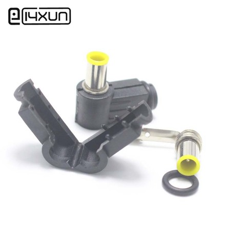 1pcs 6.5*4.4mm Male DC Power jack Plug Connector Right Angle Welding Electrical Plugs Audio DIY Parts Yellow Head ► Photo 1/6