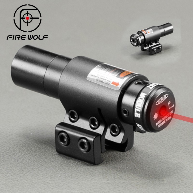 Stock Tactical Red Dot Laser Sight and Scope For Gun Rifle Weaver Mount Rail 