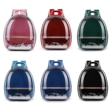 Pet Parrot Carrier Bird Travel Bag Space Capsule Transparent Backpack Breathable 360degree Sightseeing ► Photo 1/6