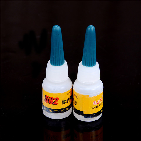 2Pcs/lot 502 Super Glue Instant Quick-drying Cyanoacrylate Adhesive Strong Bond Fast Crafts Repair ► Photo 1/1