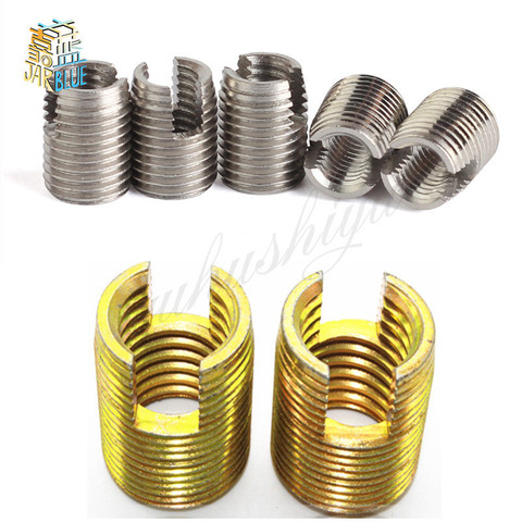 M2 M2.5 M3 M4 M5 M6 M8 M10 Self Tapping thread insert Screw Bushing 302 slotted type Wire Thread Repair Insert ► Photo 1/1