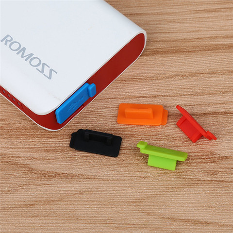 CatXaa 5 Pieces Standard USB Dust Plug Port Charger Cover Jack Interface dustproof prevention for Tablet PC Notebook Powerbank ► Photo 1/6