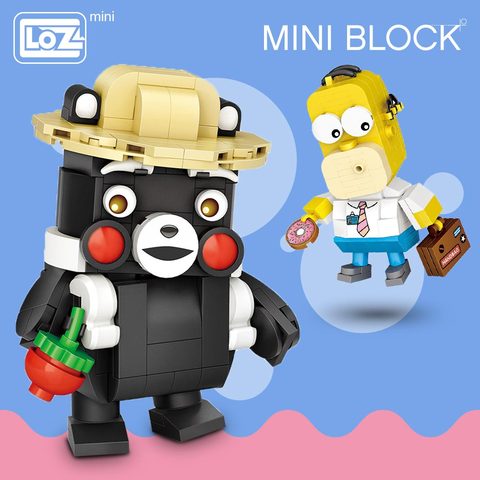 LOZ Mini Blocks Building Brick Cartoon Anime Plastic Assembly Model Cheap Toy Educational Toys Children DIY Figure Dropshipping ► Photo 1/6