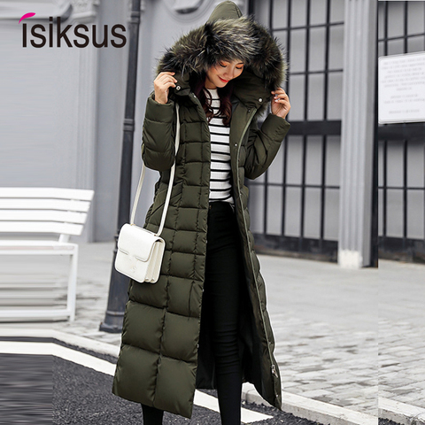 Korean Style Warm Long Jacket Women  Woman Parkas Plus Size Clothing Fur 2022 Parkas Winter Quilted Coat Femme Autumn Women'S ► Photo 1/6