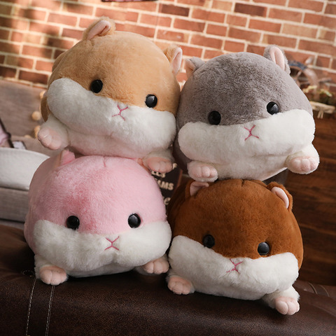 50cm Cute Hamster Mouse Plush Toy Stuffed Soft Animal Hamtaro Pillow Handwarmer Lovely Kids Baby Toy for Children Christmas Gift ► Photo 1/6