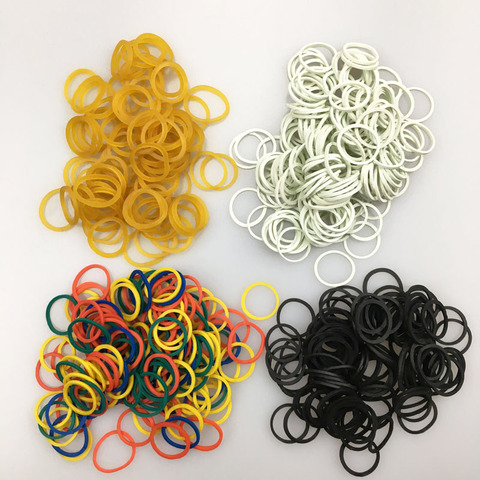 (1000 pieces/lot) Pet Hair Rubber Band 4 Colors High Elasticity Dog Cat Hair Accessories Diameter About 0.59 inch ► Photo 1/6
