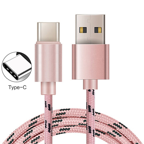 USB Type C Cable 2.4A Fast Charging Type-C USB Cable For Samsung S9 S8 Plus Note 9 8 Huawei P20 Xiaomi mi8 USB-C Data Cord ► Photo 1/6