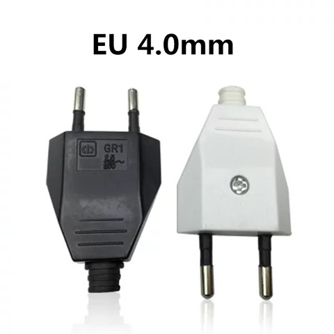European EU Rewireable Power Plug White Color,1 pcs ► Photo 1/6