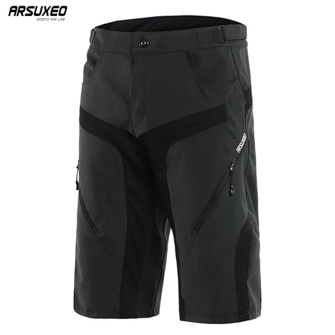 ARSUXEO Men's Outdoor Sports Cycling Shorts Downhill MTB Shorts Wearproof Mountain Bike Shorts  Water Resistant 1802 ► Photo 1/6