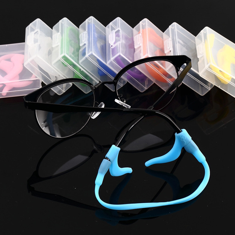Adult's Soft Elastic Silicone Eyeglasses Sports Strap Band Cord Glasses Holder