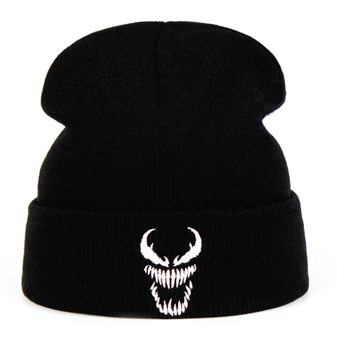 Eminem Venom Knit Hat Winter Hats Casual Beanie For Men Women Fashion Knitted Winter Hat Hip-hop Skullies Hat venom Keep warm ► Photo 1/6