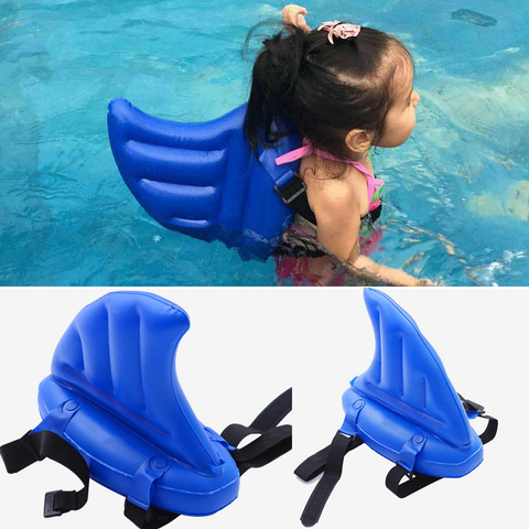 Kid's toy learning to swim artifact shark fins copycat inflatable children swimming pool Life buoy floats swimming rings ► Photo 1/6