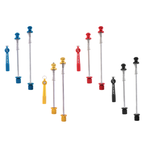 Anti Theft Skewers Set Bicycle Wheel Hub Front and Rear Quick Release Skewers Lever Axle with Locking Keys 145/183mm 4 Colors ► Photo 1/6