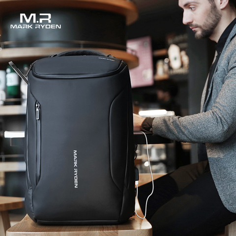 Mark Ryden New Business Backpack Anti Theft Fashion Men Multifunctional Waterproof Backpack 15.6 inch Computer Pouch USB Interfa ► Photo 1/6