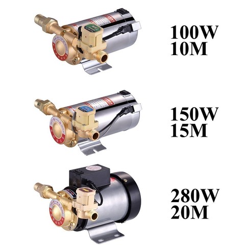 Household Mute Booster Pump For Tap Water Pipeline/Heater With Automatic Flow Switch,Solar Energy Panels,Hot and cold water ► Photo 1/6