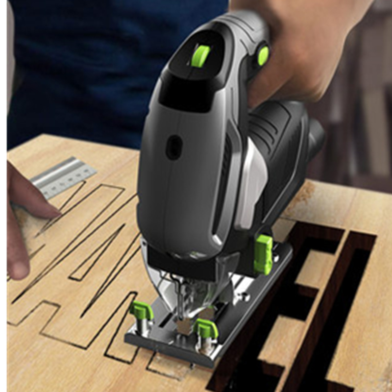 DEKO 20V Cordless-electric Jig Saw Adjustable Speed Electric Saw with 6  Pieces Blades, Metal Ruler, Allen Wrench - AliExpress
