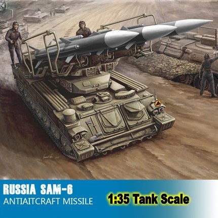 1:35 Scale Tank Model Assembly Kit Russian SAM-6 ANTIAITCRAFT Missile Tank Model Tank Collection DIY Free Shipping 00361 ► Photo 1/1