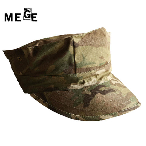 MEGE Brand Army Fans Military Men Hat Rip Stop Combat Outdoor Fishing Cap Tactical Camouflage Octagonal Hunting Cap ► Photo 1/5