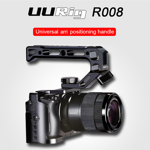 UURig Camera Cage for Sony A6400 Vlog Housing Cage Handle Video Rig w Arri Metal Top Handle No Wooden Handgrip VS SmallRig Cage ► Photo 1/4