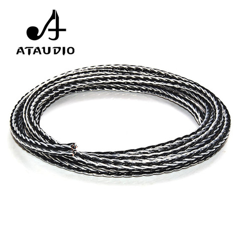 ATAUDIO Hifi Speaker Cable Hi-end Hybrid OCC Silver Plated Diy Speaker Bulk Cable with 16 Strands ► Photo 1/6