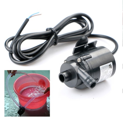 12V DC Electric Mini Water Pump Micro Brushless Submersible Pump Circulation Pump for Aquarium Fountain Medical Cooling 280L/H ► Photo 1/6