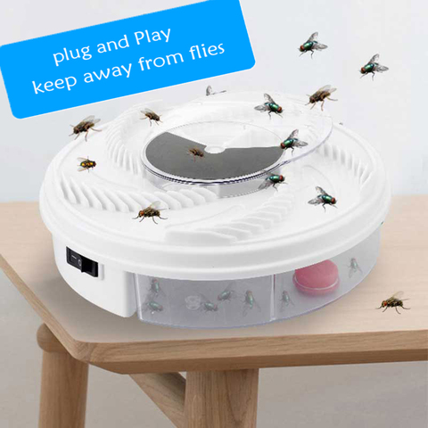 Electric USB Fly Trap With Bait Pest Control Electrical Anti Fly Killer Pests Catcher Bug Insect Repellents Vliegenvan Dropship ► Photo 1/6