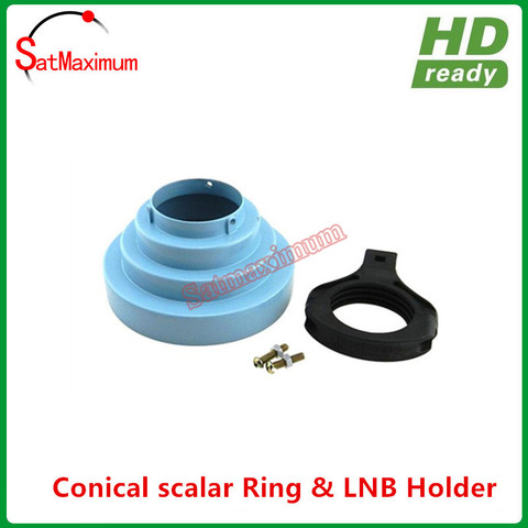Free shipping 100% aluminum Conical scalar ring & 65mm C Band LNB holder ► Photo 1/4
