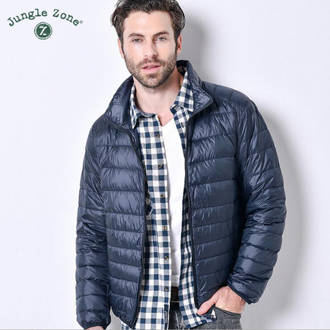 2022 autumn and winter Ultralight down jacket male jacket goose feather large size casual short jacket men down jacket wholesale ► Photo 1/1