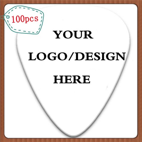 100pcs Personalized Custom Celluloid Guitar Picks Make Your Own Logo and Design Double Side Printing with Free Shipping ► Photo 1/6