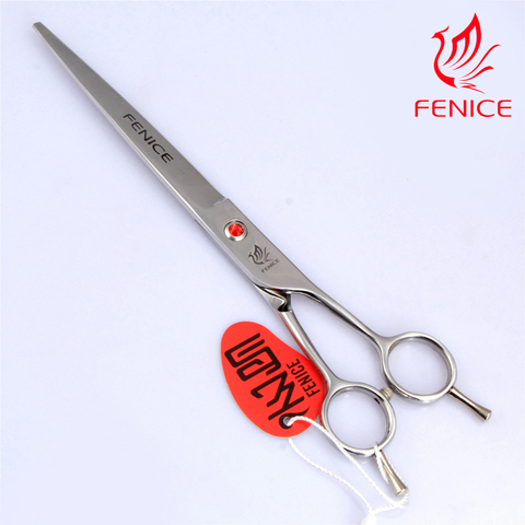 Fenice High quality Japan 440C stainless steel Pet Cutting Scissors 7.0 7.5 8.0 inch Dog Grooming pet products dog shears ► Photo 1/5
