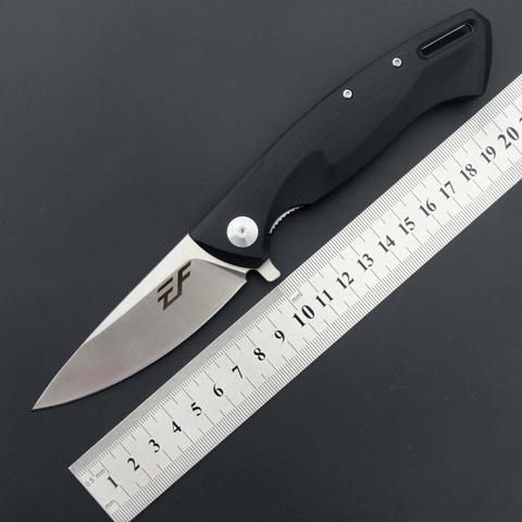 Eafengrow EF26 58-60HRC D2 Blade G10 Handle EDC Folding knife Survival Camping tool Hunting Pocket Knife tactical outdoor tool ► Photo 1/6