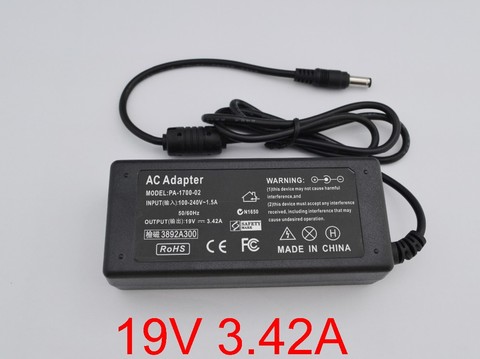 1pcs 19V 3.42A Power Supply Charger For #