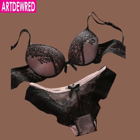 VS 2022 French Romantic Embroidered Lace VS Bra Sexy Women Underwear Push Up 32/70 34/75/36/80 BC Cup Bra ► Photo 1/5