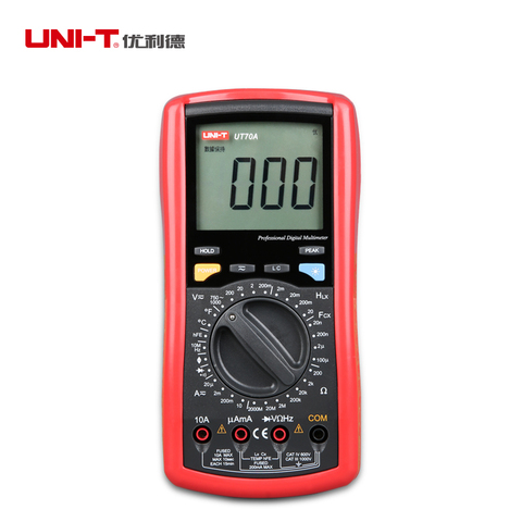 UNI T UT70A  digital multimeter frequency conductance logic tester transistor multimeter temperature analog display ► Photo 1/6