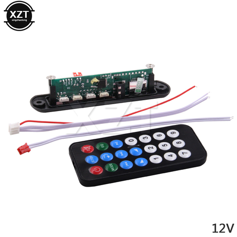 High Quality DC 5V 12V Micro USB Power Supply TF Radio MP3 Decoder Board 5V Audio Module for Car Remote Music mp3 Speaker ► Photo 1/1