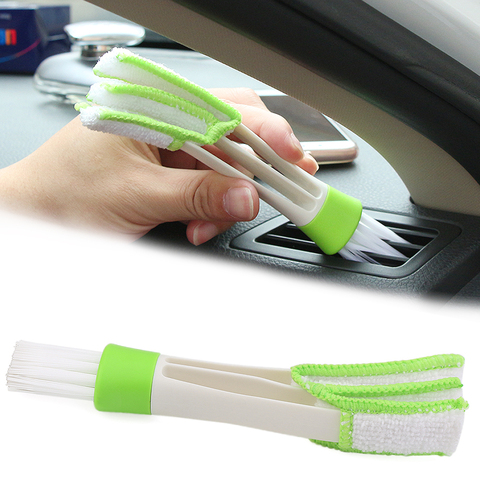 For Audi A3 8V A4 B5 B6 B7 B8 A6 C5 A5 TT Q3 Q5 Q7 80 100 A1 A2 A7 A8 S3 S4 R8 RS Quattro S line Car Cleaning Double Side Brush ► Photo 1/6