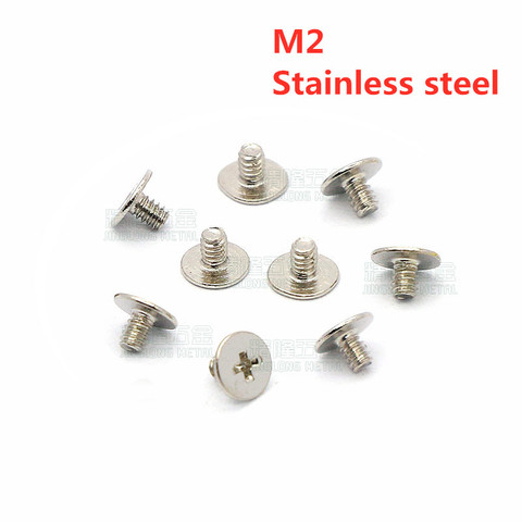 100pcs/lot Stainless steel phillips thin head screw M2x2/3/4/5/6/8 ► Photo 1/1