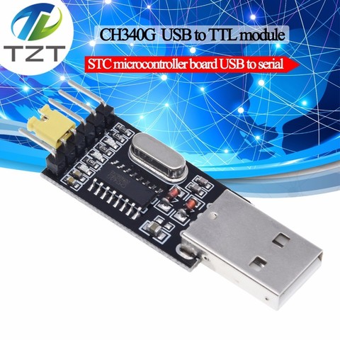 CH340 module USB to TTL CH340G upgrade download a small wire brush plate STC microcontroller board USB to serial ► Photo 1/6