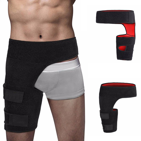 New Leg Warmmers Groin Support Wrap Hip Joint Support Waist Groin Sacrum Pain Relief Strain Arthritis Protector Hip Thigh Brace ► Photo 1/6