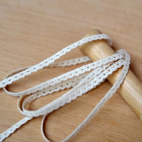 M0501 DIY handmade lace accessories cotton cloth lace cotton lace lace wave  0.5cm Hot sale ► Photo 1/6
