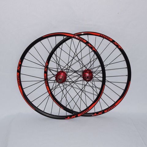 2022 hot sale l01 MTB mountain bike bicycle 4 sealed bearings wheels double rim wheelset rims ► Photo 1/3