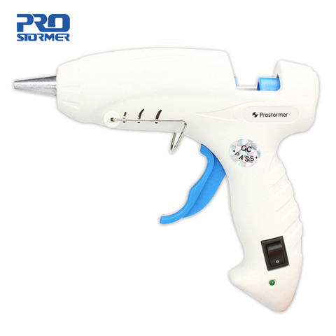 PROSTORMER 30W Mini Hot Glue Gun Home DIY Repair Tool Melting Gun High Temp Aluminium Nozzle Electrical Glue gun Glue Stick 7mm ► Photo 1/1