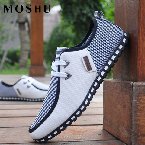 med hensyn til slot ekstremt Fashion Summer Sneakers Leather Shoes Men Loafers Slip On Casual Shoes Male  Flats Driving Shoes SIZE 47 Trainers Zapatos Hombre - Price history &  Review | AliExpress Seller - MOSHU HEBY Footwear Store | Alitools.io