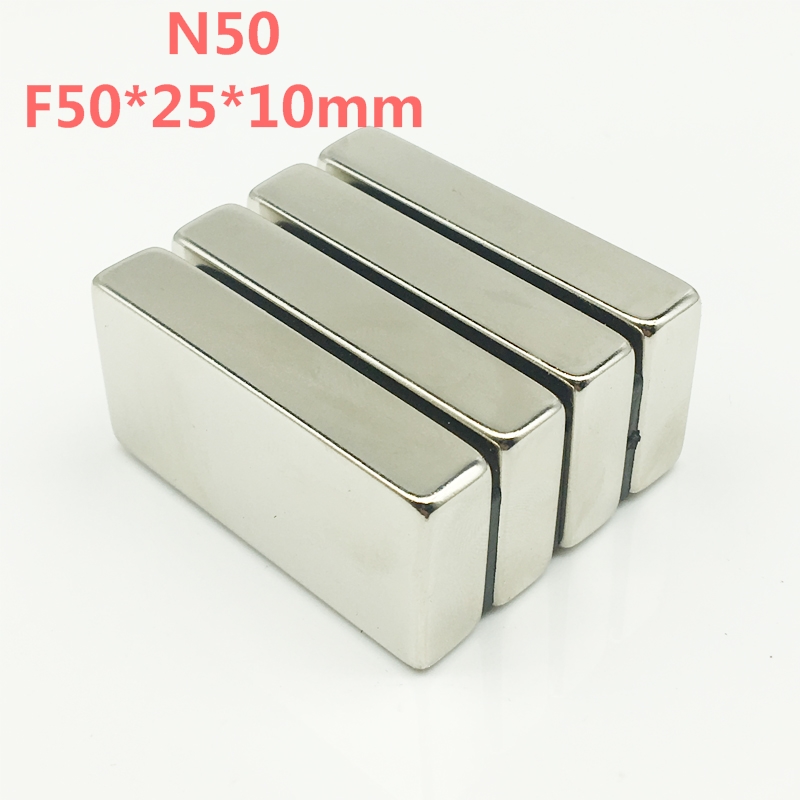 2-50pcs Strong Strip Block Cuboid Magnet 10 x 5 x 5mm Rare Earth Neodymium N50 