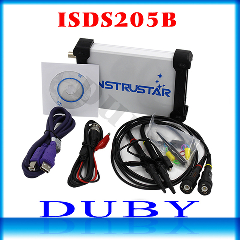 ISDS205B 5 IN 1 Multifunctional PC Based USB Digital Oscilloscop/Spectrum Analyzer/ DDS/Sweep/Data Recorder 20M 48MS/s ► Photo 1/6