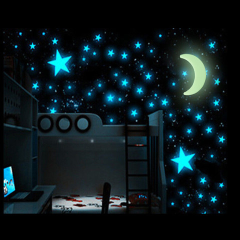 Decorative Stickers Wall Stars Moon