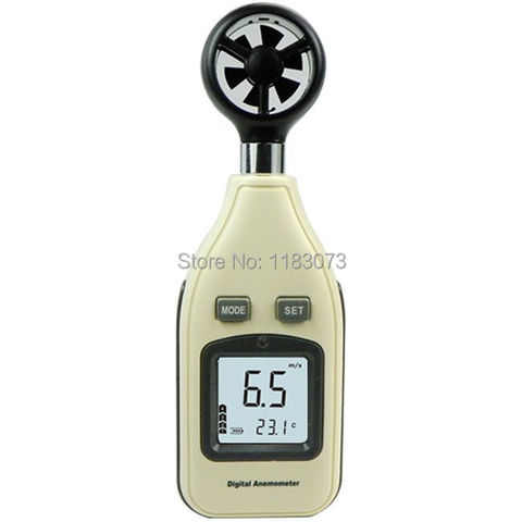 30m/s (65MPH) LCD Digital Handheld Anemometer Wind Speed  Air Velocity Thermometer Gauge Meter Speedometer With Package GM816A ► Photo 1/6