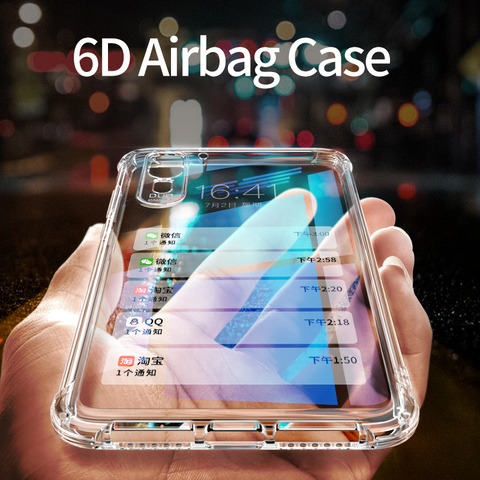 Shockproof Airbag Case For Huawei P20 Lite P30 Honor 7A 7C Pro 7S 8 8C 8X 9 10 lite Nova 3 3i 4 Silicone Transparent soft case ► Photo 1/5